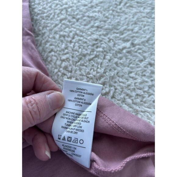 Joe’s Jeans Eyelet Flutter Sleeve Top in Rose NEW NWOT, Size L MSRP $148 - Picture 5 of 7